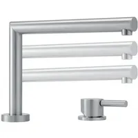 Armatur Franke Luna Festauslauf schwenk- und versenkbar 2 Loch