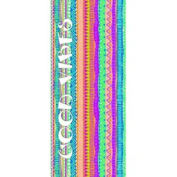 framsohn Strandtuch Liegetuch 'good vibes' 80 x 180 cm #