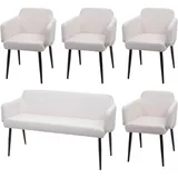 MCW Esszimmer-Set creme-weiß