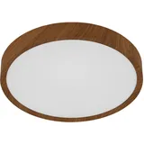 EGLO LED Deckenleuchte Musurita holz Ø 34 cm warmweiß