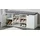 KESPER Schuhschrank mit Sitzkissen 103 x 48 x 30,5 cm weiß/grau