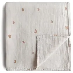mushie Wickeltuch Musselin Rainbow 120 x120 cm, 120x120 cm
