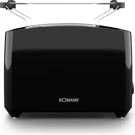 Bomann TA 6065 CB schwarz 2 Scheiben Toaster