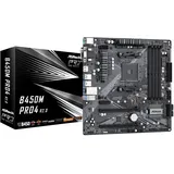ASRock B450M Pro4 R2.0 AM4 mATX Mainboard M.2/DVI/HDMI/D-Sub/USB3.1(Gen2)