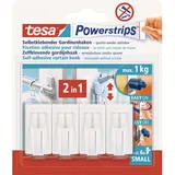 Tesa Powerstrips Gardinenhaken weiß
