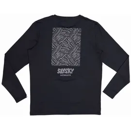 Saysky Reflective Logo Pace Herren Schwarz/Grau S