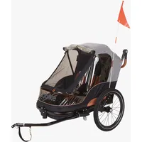 Bobike 2-in-1-Kinderanhänger grau