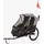 Bobike 2-in-1-Kinderanhänger grau