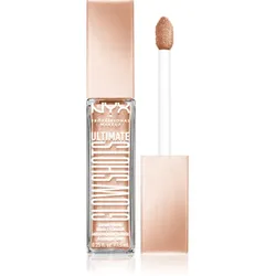 NYX Professional Makeup Ultimate Glow Shots Flüssig-Lidschatten mit Glitter Farbton 05 Highkey Lychee 7,5 ml