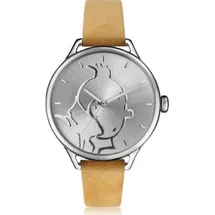 ICE-Watch ICE 015328 TINTIN Classic Camel unisex Uhr Medium Lederband braun NEU