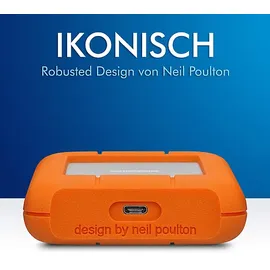 LaCie Rugged 4 TB USB 3.0 orange/silber STFR4000800