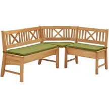 58 aufm Kessel Eckbank, Wildeiche Grün, Holz, 179x139 cm, Esszimmer, Bänke, Eckbänke