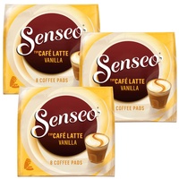 3x 8 Senseo Kaffee Pads Typ Café Latte Vanilla mit köstlich milchigem Geschmack
