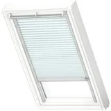 VELUX Plissee Himmelblau 1285, MK06 1285K - 1285K, Farbe Schiene: Premium