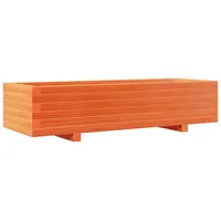 VidaXL Pflanzkübel 110 x 40 x 26,5 cm Wachsbraun