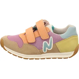 NATURINO Sammy 3 VL. Suede/Net Beige-Lilac-Soft Peach