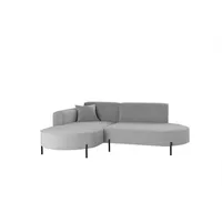 Kaiser möbel Ecksofa, Sofa L-Form Designer Modena Rein stoff