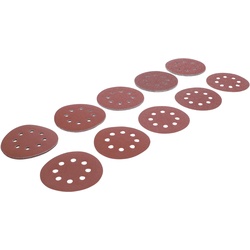 BGS DIY 80817 Satz Schleifblätter für Exzenterschleifer Ø125mm K 40 - K 180