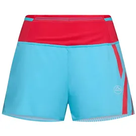 La Sportiva Flow 3 ́ ́ Kurze Hose - Malibu Blue / Hibiscus - S