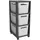 Rotho Brisen Rollcontainer 36,6 x 30,0 x 77 cm 3-tlg. weiß