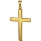 trendor 75314 Kreuz-Anhänger Gold 750 (18 Karat) 28 mm