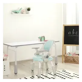 HJH Office Kinderschreibtisch KID GRO T Weiß / Grau