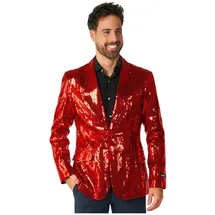 suitmeister Glitzerjacke Kostüm Herren XXL