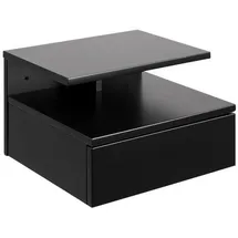VCM Nachttisch 1 Schublade Schwarz