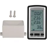 Drahtloser Digitaler Regenmesser Mit Innen-/außentemperatursensor Und Eingebautem Empfänger