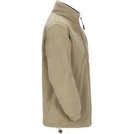 Planam Stream Fleecejacke Camel/Marine 3XL