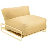 Oviala Modularer Gartenliegestuhl 97 x 77 x 97 cm Gelb