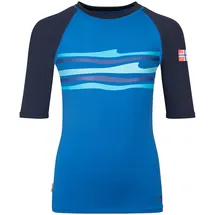 TROLLKIDS Haukland T Badeshirt Blau 116