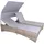Garden Pleasure Pescara Doppelliege 200 x 160 x 163 cm Grau