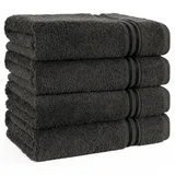 hammetex Handtuchset 4-tlg. grau