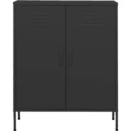 deluke KEVI Büroschrank 80 x 35 x 101,5 cm Anthrazit