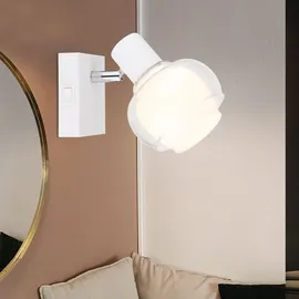 GLOBO Wandleuchte 1 Weiß