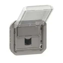 Legrand 069561L Plexo New Einsatz RJ45 Datendose Kategorie 6 UTP in der Farbe: Grau 1