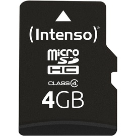 Intenso microSD Class 4 + SD-Adapter 4 GB