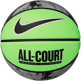 Nike Everyday All Court 8P Graphic Basketball aus Gummi und Synthetikleder in der Farbe Lime Blast/lt Smoke Grey/White/Black, 7,