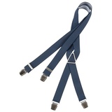 LINDENMANN Hosenträger Hosenträger blau-weiß gepunktet Lindenmann XXL blau 140 cm - ab 1.90 m
