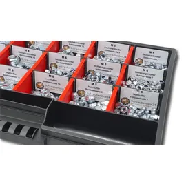 Schraubenbox24 Muttern Sortiment M4-M5-M6-M8-M10-M12 554 tlg. Schraubenbox