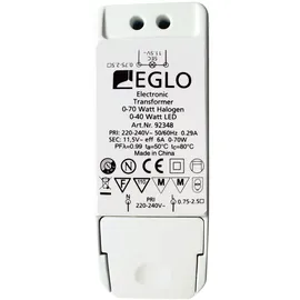 EGLO Trafo, Halogen-LED-Trafo, Transformator für LED: transformer 0-70W