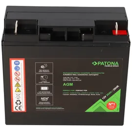 PATONA Premium AGM Blei Akku 12V 20Ah 20HR 1800 Zyklen