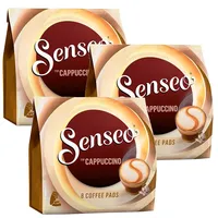 3x 8 Senseo Kaffee Pads Doppelpadhalter Typ Cappuccino Milk Range Sanft cremig