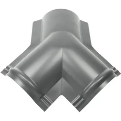 Y-Stücke für Firstbleche, halbrund 30-45° RAL 7024 Dunkelgrau