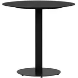 VCM ebuy24 Hector Gartentisch Ø70 cm Schwarz