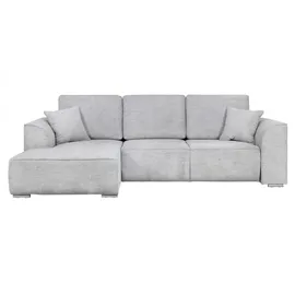 OTTO home Ecksofa OTTO HOME "BEATRICE optionale Schlafsofa mit Bettkasten, B/T/H: 265/170/86 cm", beige (creme), B:265cm H:86cm T:170cm, 100% Polyester, Sofas, Ecksofa, L-Form, wahlweise auch mit Bettfunktion und Bettkasten