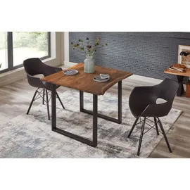 möbelliebling Billy 80 x 77 x 80 cm nussbaumfarben/schwarz