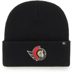 '47 Brand  Kinder-Mütze Bonnet Ottawa Senators  NHL Haymaker  in Schwarz, Einheitsgrösse