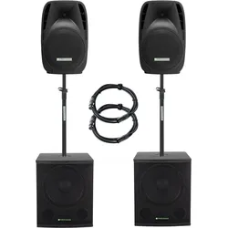 Pronomic 218S-215A Aktive PA-Anlage 1000 Watt
